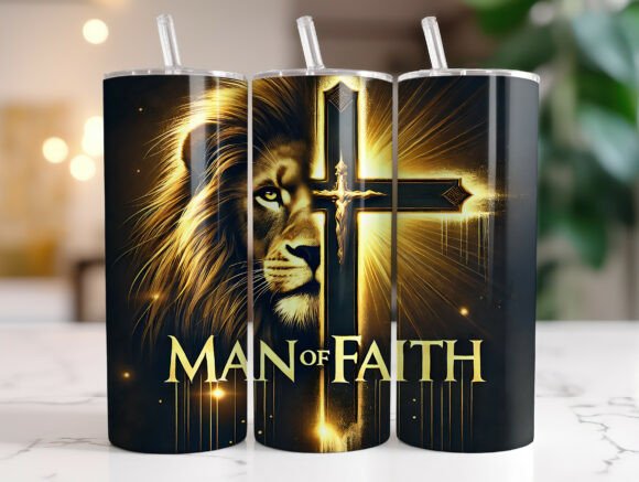 Download Faithful Christian Men 20oz Tumbler Wrap - 20oz tumbler wrap Collection
