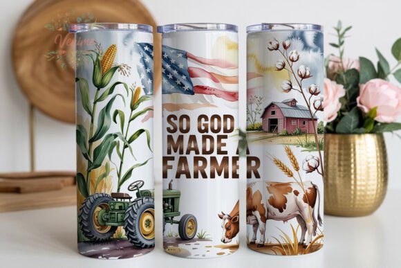 Download Rustic Farm Americana 20oz Tumbler Wrap - 20oz tumbler wrap Collection
