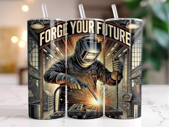 Download Forge Your Future 20oz Tumbler Wrap PNG - 20oz tumbler wrap Collection
