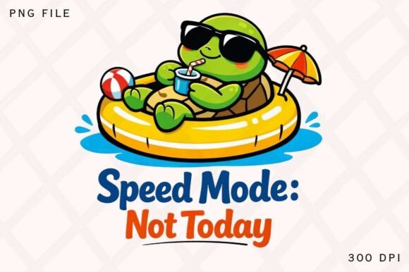 Download Speed Mode Not Today Turtle PNG, Funny - Premium Resources