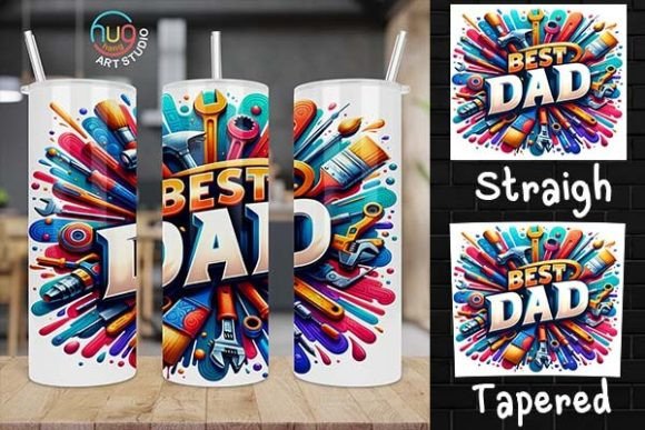 Download Best Dad Ever 20oz Skinny Tumbler, Tool - Skinny tumbler Collection