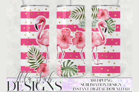 Download Pink Flamingo Tumbler Wrap Tapered - Premium Bundle
